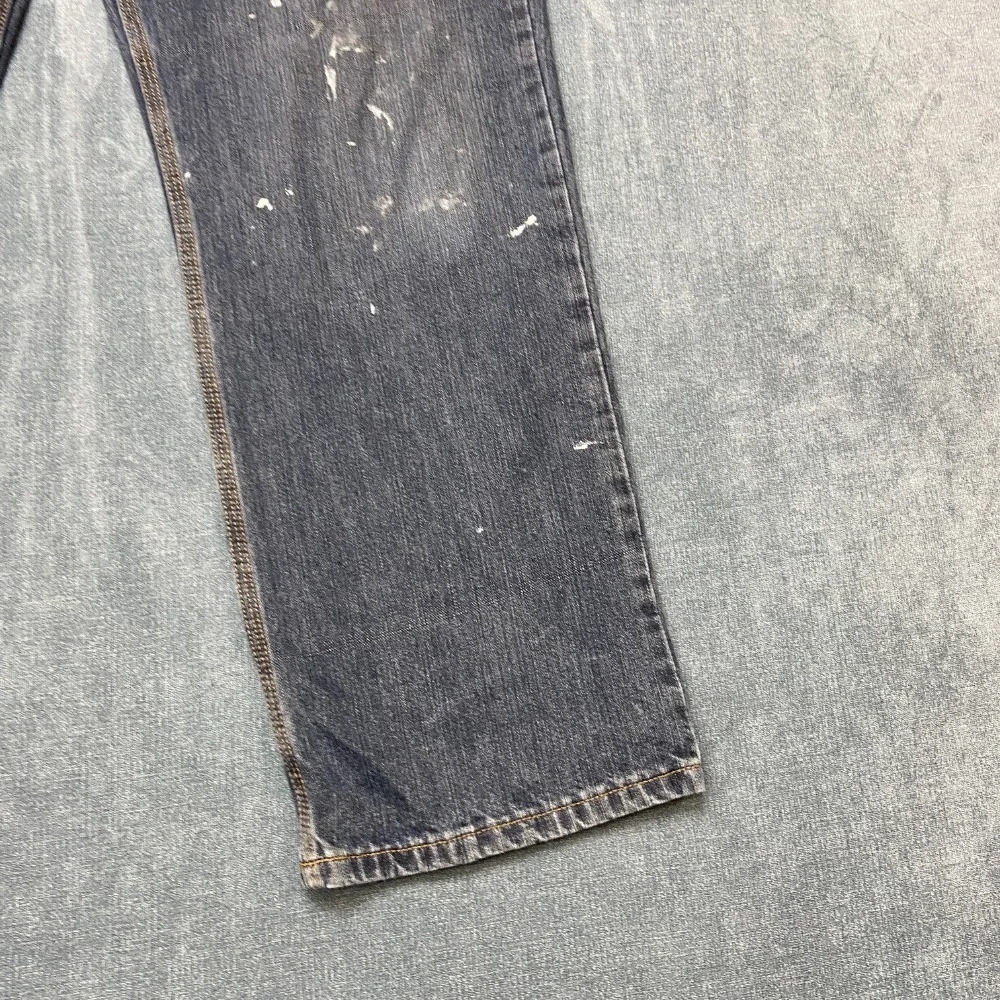 Vintage Carhartt Jeans Mens 38x30 Blue Denim Everyday Wear Relaxed Fit Wide Leg